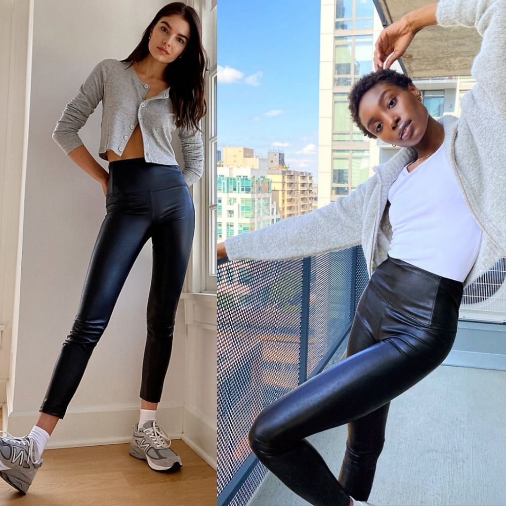 Aritzia Wilfred Free Daria vegan leather bottoms